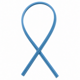 Flexible blue Teflon rubber applicator strip for heat-seal ribbon repair