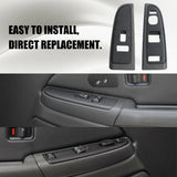 Power Window Switch Bezel Dark Gray Front Left&Right Side For Cadillac Chevy GMC 89045120 – product image
