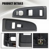Power Window Switch Bezel Dark Gray Front Left&Right Side For Cadillac Chevy GMC 89045120 – product image 2