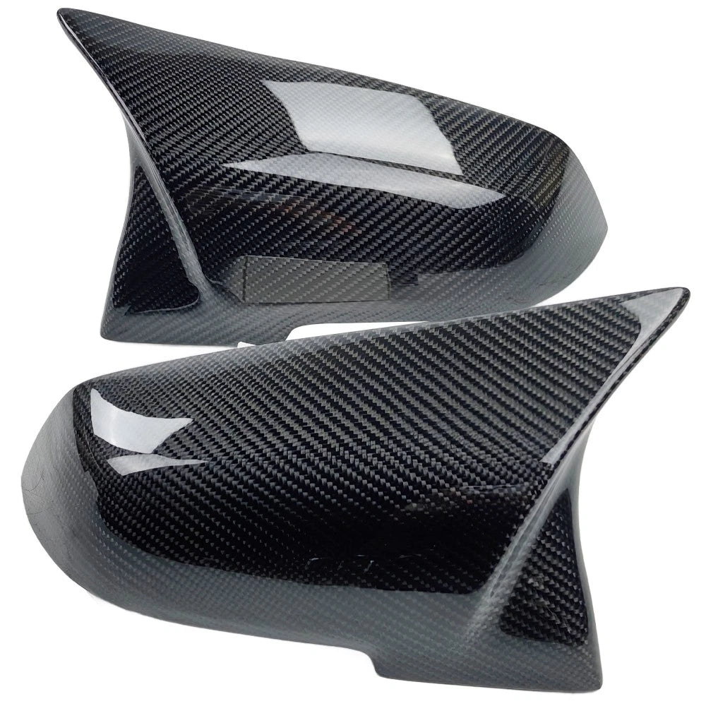 BMW F20 F22 F30 F32 E84 F87 M-Style Carbon Fiber Mirror Cap Pair