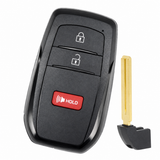 Prius HYQ14FBW three-button smart key and uncut emergency insert