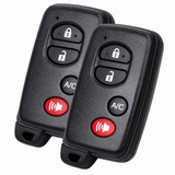 Four-button Prius A/C smart key pair, product view 1