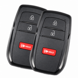 Pair of 2024-2025 Prius HYQ14FBW three-button smart key fobs