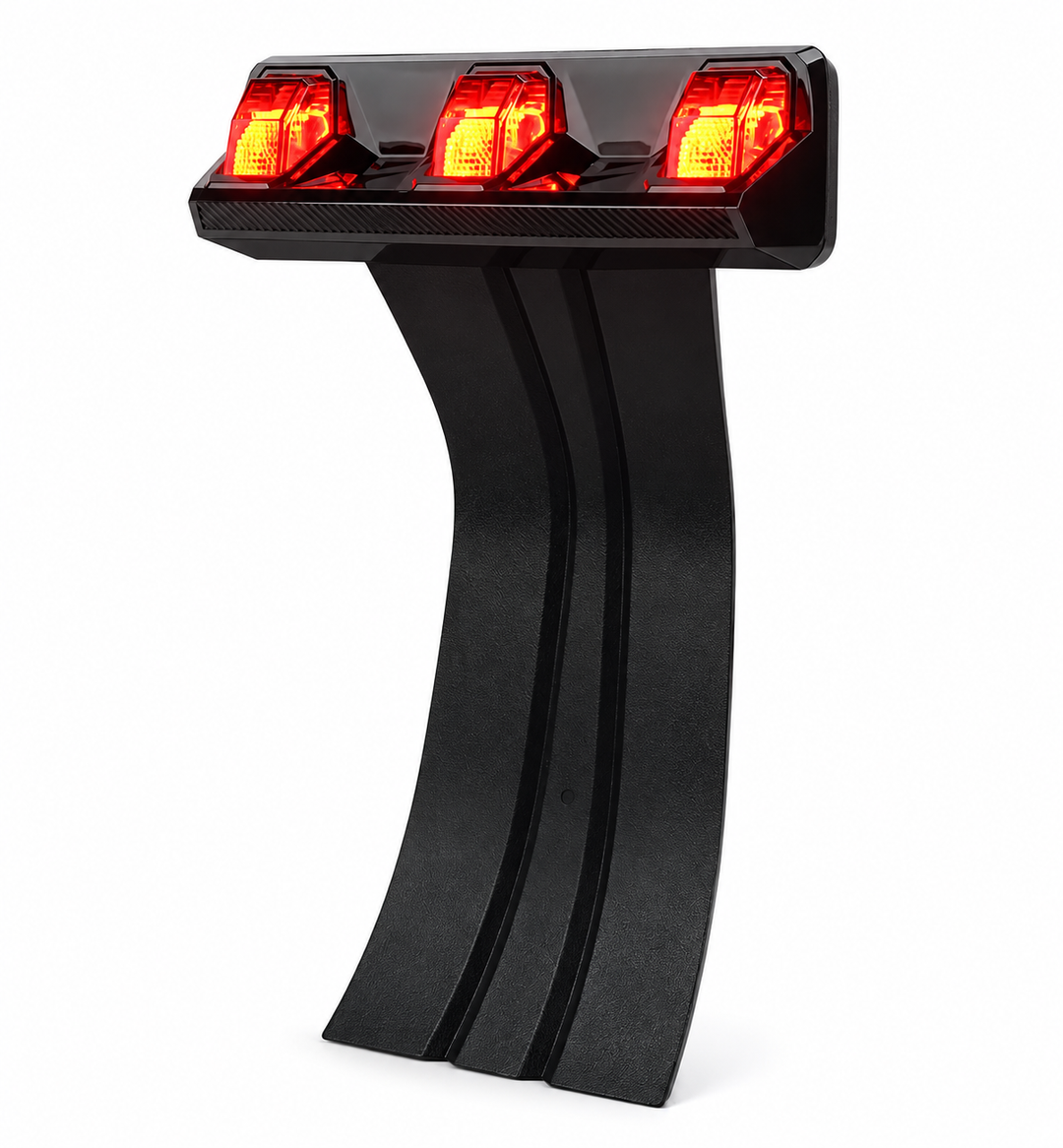 Three-Section LED Third Brake Light for Jeep Wrangler JK 2007–2018