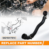 Radiator Coolant Hose Water Pipe for 2017-2020 BMW 5 Series G38 64219317614 – product image 3