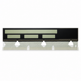 Front view of Range Rover L322 instrument cluster LCD display and ribbon cable