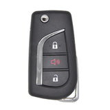 Toyota RAV4 three-button folding key detail 2