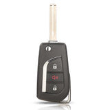 Toyota RAV4 three-button folding key detail 3