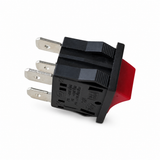 2-Pack IBAO RCK-21 T125 T105 4-Pin Red On-Off Rocker Switches