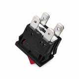 2-Pack IBAO RCK-21 T125 T105 4-Pin Red On-Off Rocker Switches