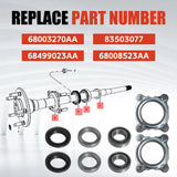 Rear Axle Bearing and Seal Kit for Jeep Wrangler 2007-2017 68003270AA – product image