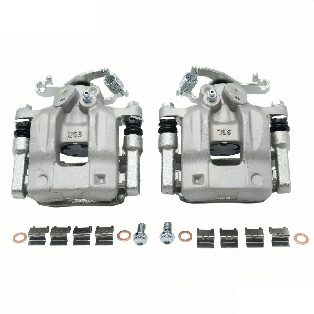 Rear Brake Caliper Pair with Brackets for 2020-2025 Nissan Sentra
