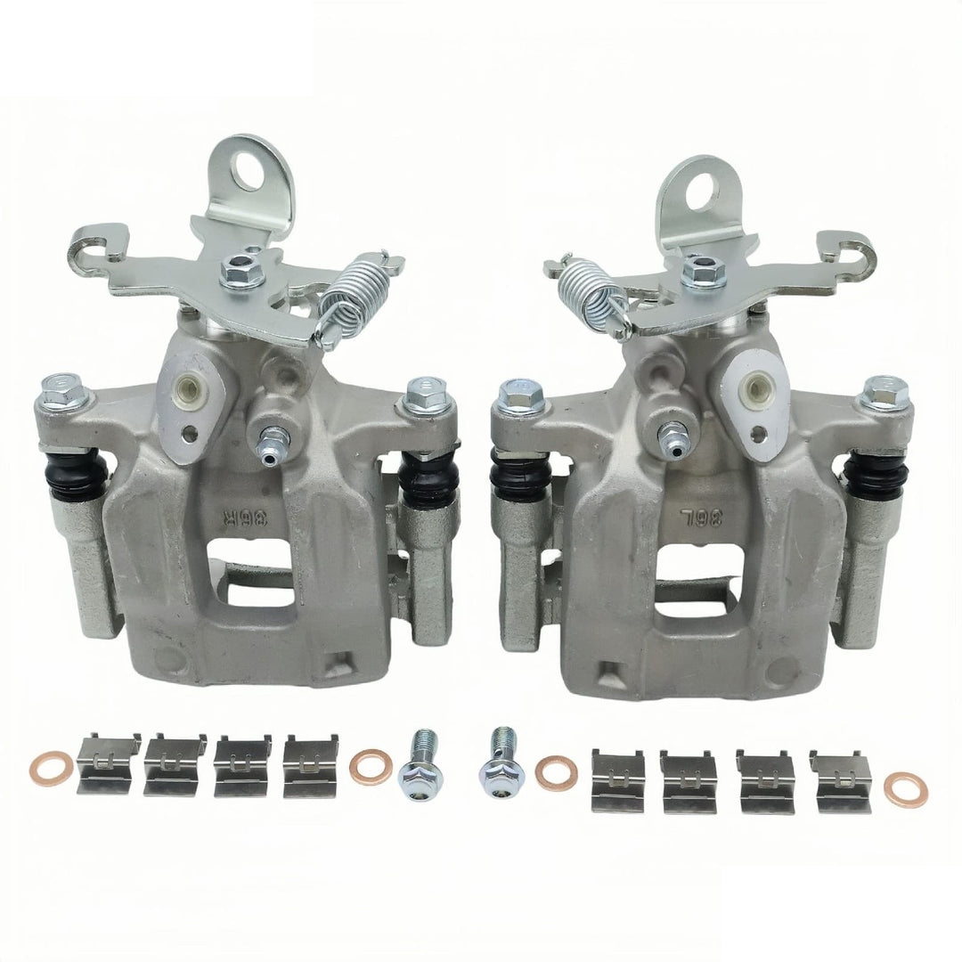 Rear Brake Caliper Pair with Brackets for 2020-2025 Nissan Sentra