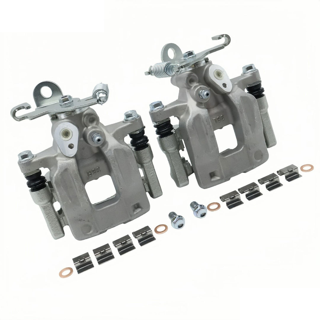 Rear Brake Caliper Pair with Brackets for 2020-2025 Nissan Sentra