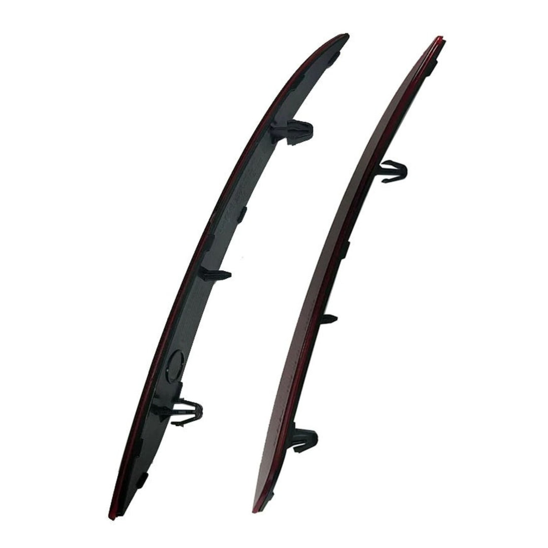 Rear Bumper Reflector Pair Red Lens for 2021-2024 Tesla Model S
