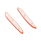 Rear Bumper Side Marker Reflector Pair Amber for 2010-2017 Jaguar XJ