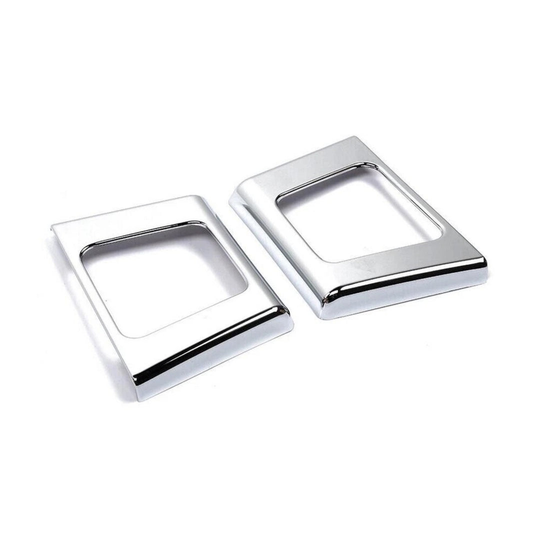 Rear Door Armrest Panel Chrome Trim Pair for 2021-2023 Ford F-150