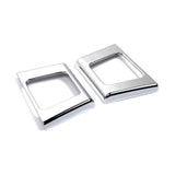 Rear Door Armrest Panel Chrome Trim Pair for 2021-2023 Ford F-150
