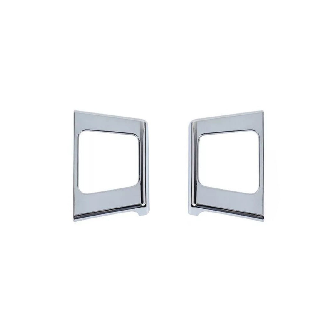 Rear Door Armrest Panel Chrome Trim Pair for 2021-2023 Ford F-150