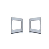 Rear Door Armrest Panel Chrome Trim Pair for 2021-2023 Ford F-150