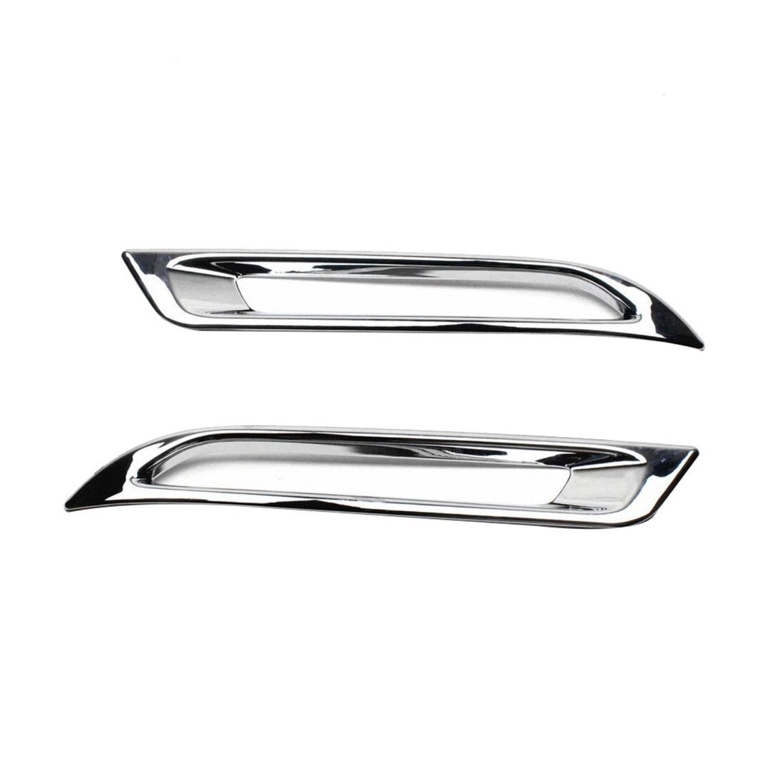 Rear Fog Light Chrome Trim Pair for 2023-2024 Toyota bZ4X