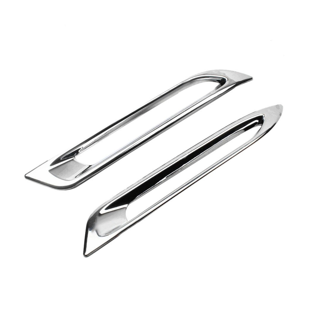 Rear Fog Light Chrome Trim Pair for 2023-2024 Toyota bZ4X