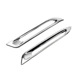Rear Fog Light Chrome Trim Pair for 2023-2024 Toyota bZ4X