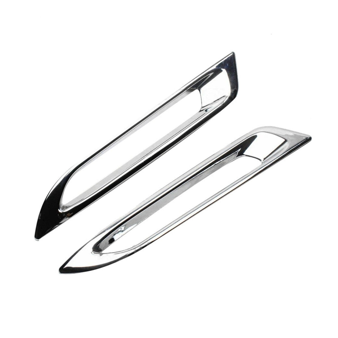 Rear Fog Light Chrome Trim Pair for 2023-2024 Toyota bZ4X