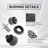 Rear Trailing Lateral Arm and Stabilizer Bushing Kit for Honda CR-V 2007-2011 52370-SWA-J01A – product image 2