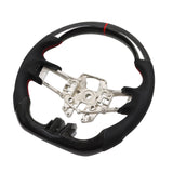 Red Stitched Carbon Fiber Steering Wheel For 2015-2017 Ford Mustang GT EcoBoost – product image