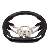 Red Stitched Carbon Fiber Steering Wheel For 2015-2017 Ford Mustang GT EcoBoost – product image 5