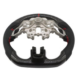 Red Stitched Carbon Fiber Steering Wheel For 2015-2017 Ford Mustang GT EcoBoost – product image 6