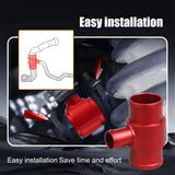 Red Upper Lower Radiator Coolant Hose Tee Connector for Transit Connect 2010-2013 9T1Z-8286-C – product image 3