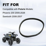 Replacement Heavy Duty CVT Belt for Polaris Phoenix 200 Sawtooth ATV 0452496 – product image 4