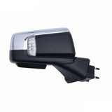 Right Chrome Power Folding Heated Side Mirror with Blind Spot for 2019-2025 Chevrolet Silverado 1500