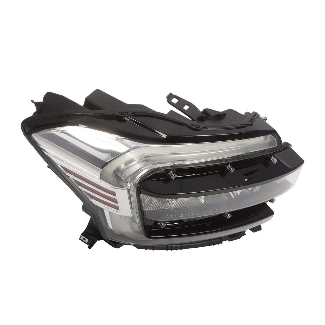 Right LED DRL Headlight with Chrome Trim for 2022-2024 Ford Expedition