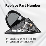 Right Side Mirror 5 Pin Power Folding Memory Heated for BMW X5 X7 51168496624 – product image 8
