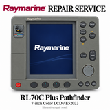 LCD Display Repair Service for Raymarine RL70C Plus Pathfinder 7-inch Radar Display E52033