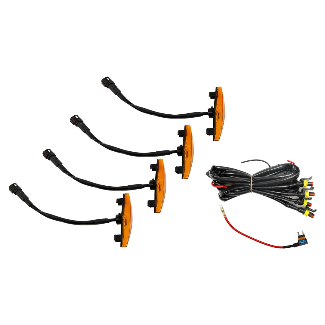Amber LED Grille Lights for 2014-2018 Toyota 4Runner TRD Pro