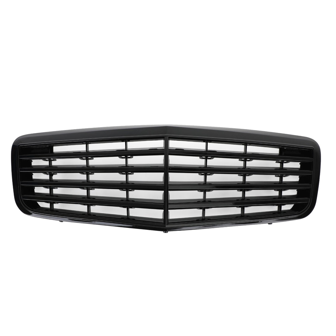 Gloss Black Front Grille for 2007-2009 Mercedes-Benz E-Class W211