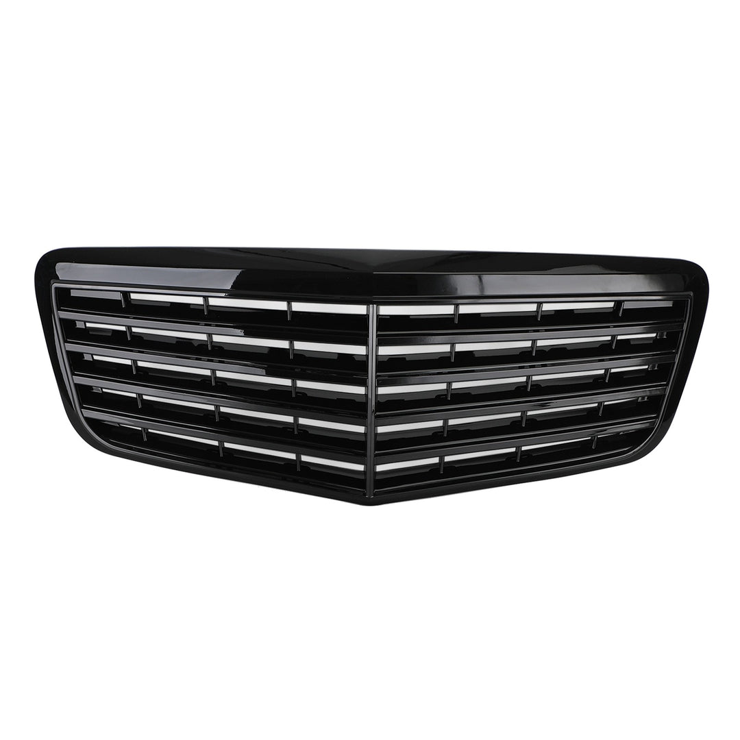 Gloss Black Front Grille for 2007-2009 Mercedes-Benz E-Class W211