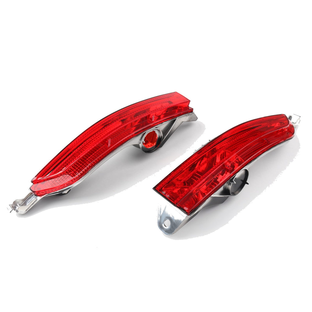 Red Rear Bumper Reflector Pair for 2011-2014 Volkswagen Touareg