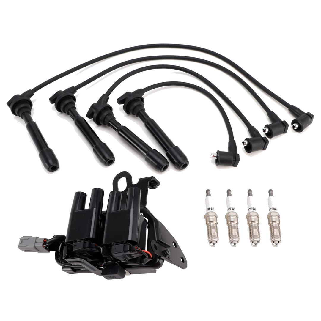 Ignition Coil, Spark Plug and Wire Kit for Hyundai Elantra, Tucson and Kia Soul 2.0L UF419