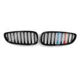 Tri-Color Matte Black Kidney Grilles for 2009-2015 BMW Z4 E89