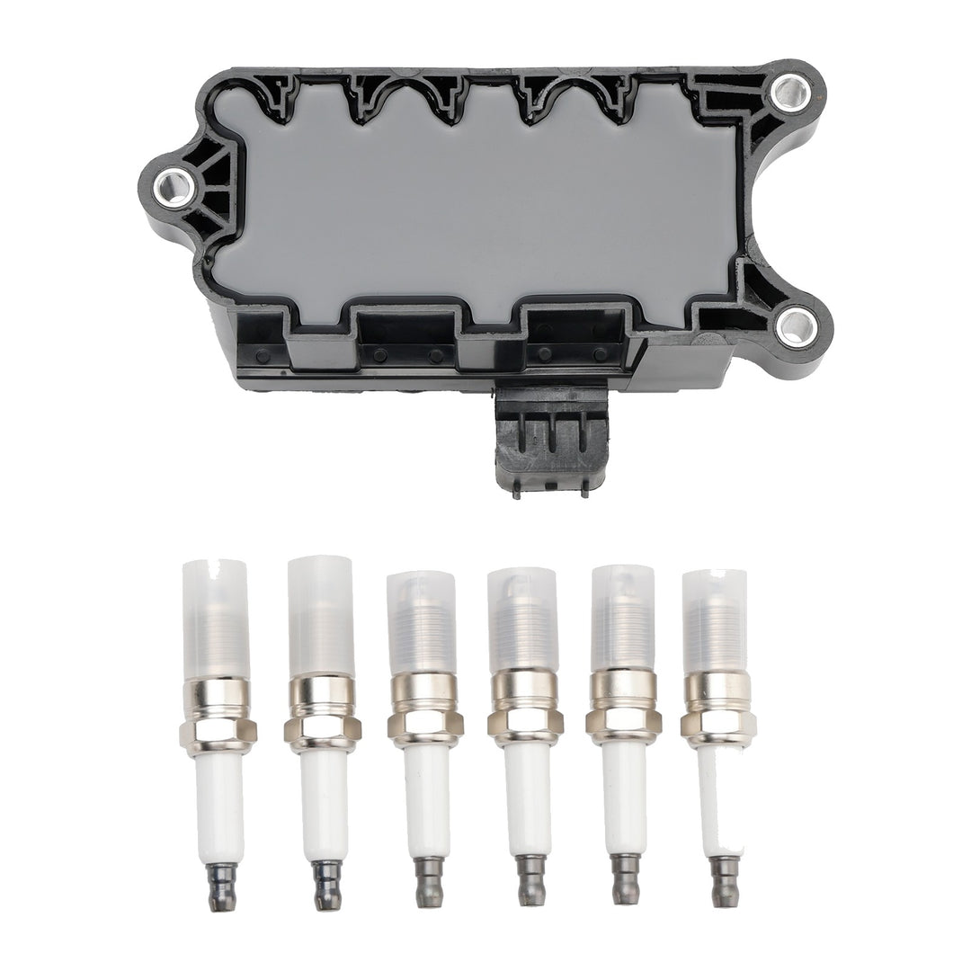Ignition Coil, Spark Plug and Wire Kit for Ford and Mazda 3.0L, 4.2L V6 FD498