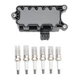 Ignition Coil, Spark Plug and Wire Kit for Ford and Mazda 3.0L, 4.2L V6 FD498