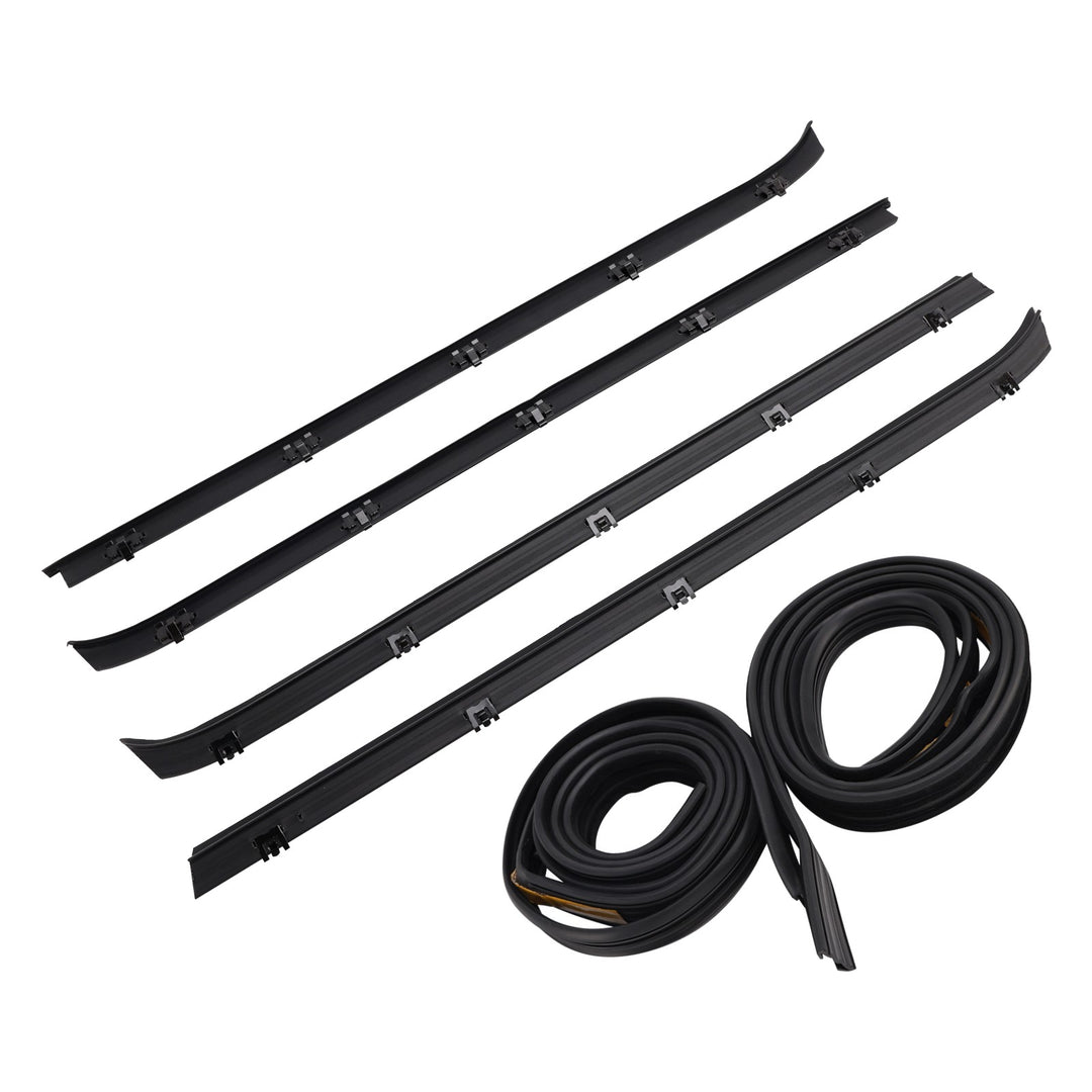 Door Window Weatherstrip Kit for 1988-1998 Chevrolet and GMC C/K 1500, 2500, 3500 Trucks