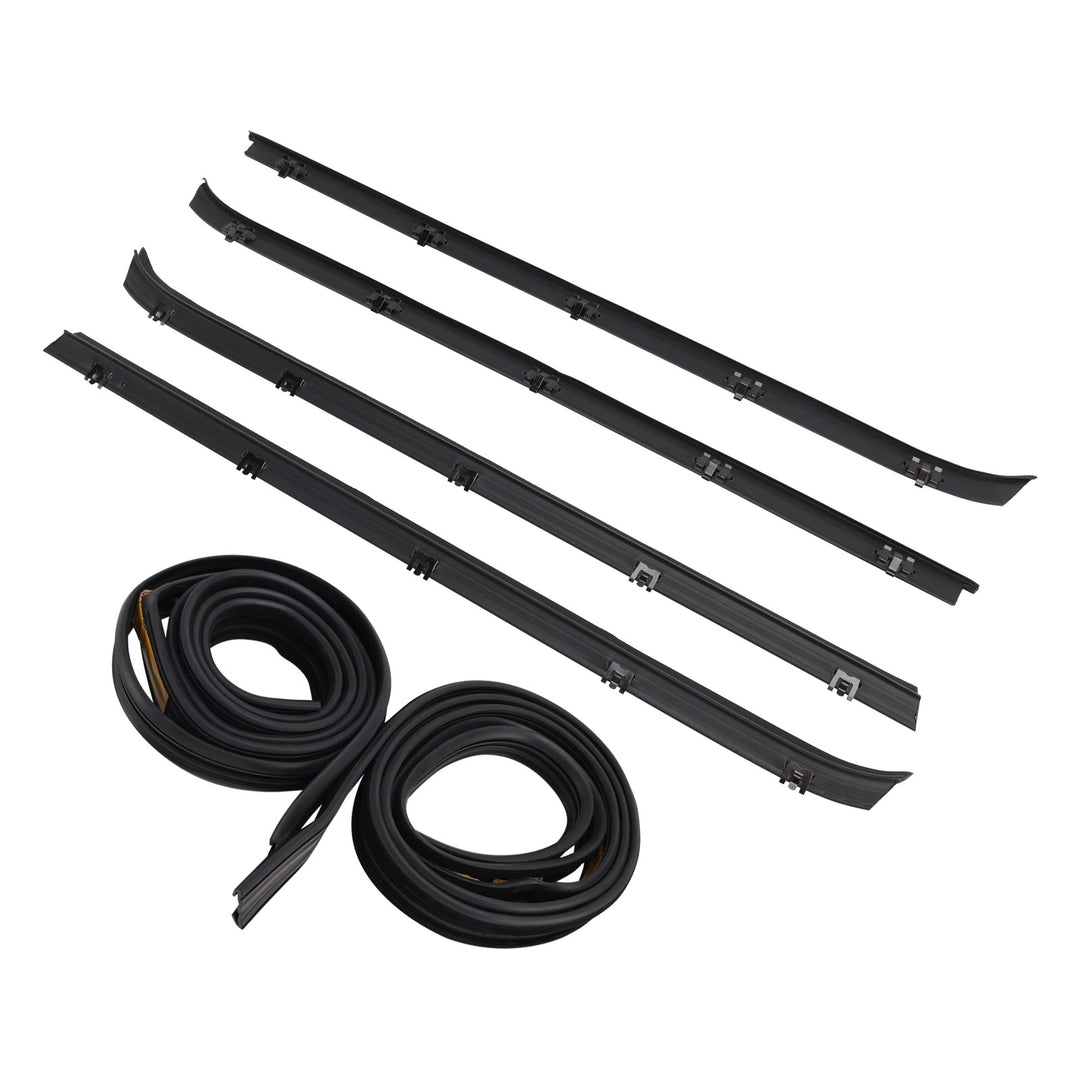 Door Window Weatherstrip Kit for 1988-1998 Chevrolet and GMC C/K 1500, 2500, 3500 Trucks