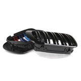 Tri-Color Dual Slat Kidney Grille for 2000-2002 BMW 3 Series E46 Coupe and 2001-2006 M3