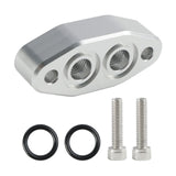 Engine Oil Cooler Adapter Plate with -6 AN ORB Ports for GM LS Engines 551600